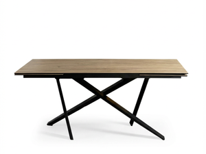 Table à manger céramique bois extensible - Forrest