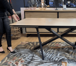 Table céramique effet bois - Souffle d'intérieur