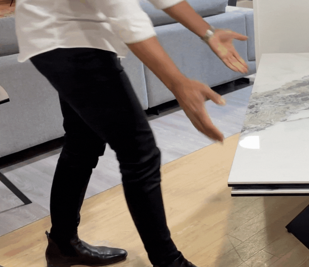 Table akante céramique extensible - Souffle d'intérieur