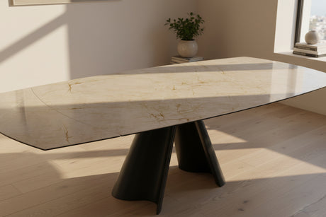 Table à manger Atlas – plateau ouvert 190 à 270 – céramique ceramona