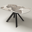 table marbre ceramqiue extensible