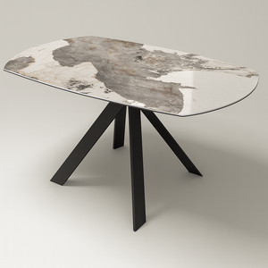 table marbre ceramqiue extensible