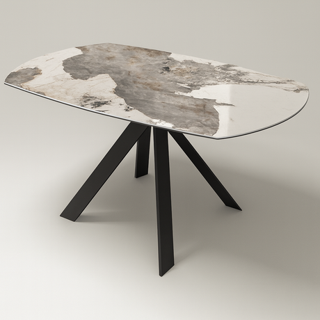 table marbre ceramqiue extensible