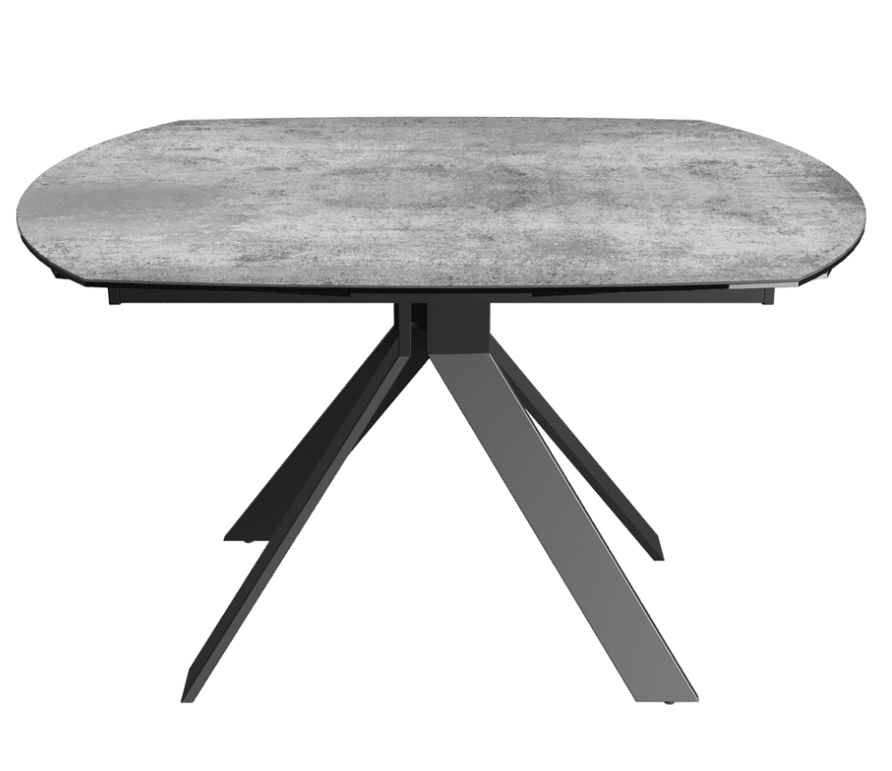 Table à manger céramique extensible gris clair L 120cm ou 130cm - Milaz