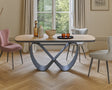 Table de repas en céramique extensible couleur bois - Meubles celio - Souffle d'intérieur