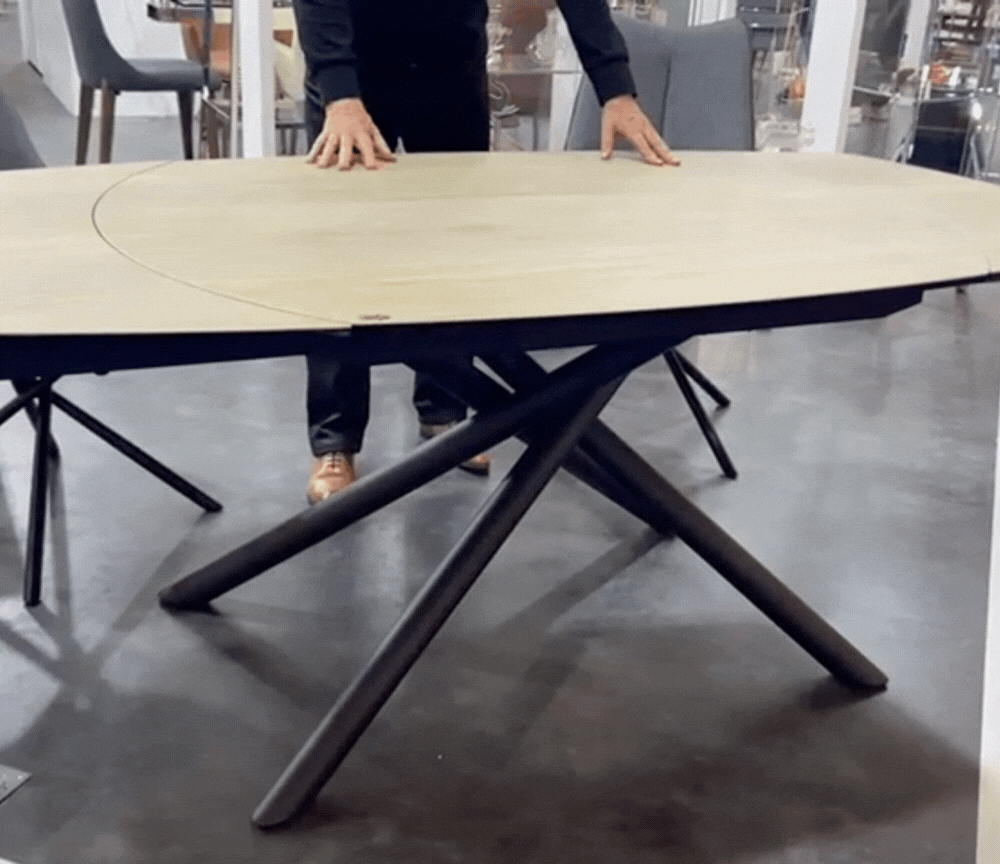Table céramique effet bois - Souffle d'intérieur
