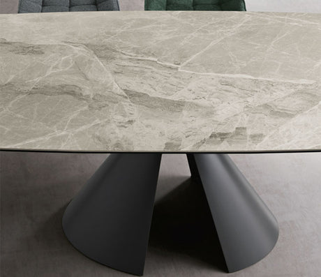 Table céramique marbre extensible - Capodarte - Souffle d'intérieur