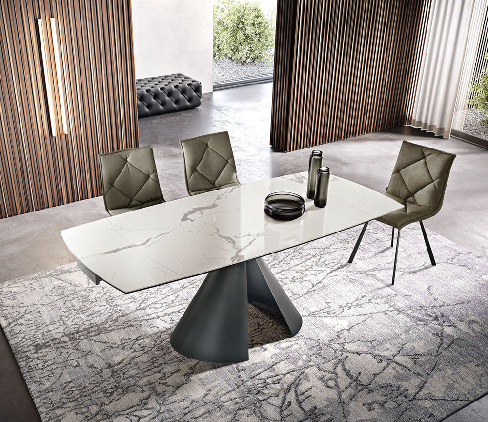 Table céramique marbre extensible - Capodarte - Souffle d'intérieur