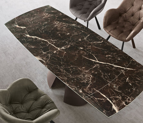 Table céramique marbre extensible - Capodarte - Souffle d'intérieur
