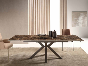 Table céramique marbre extensible - Stan