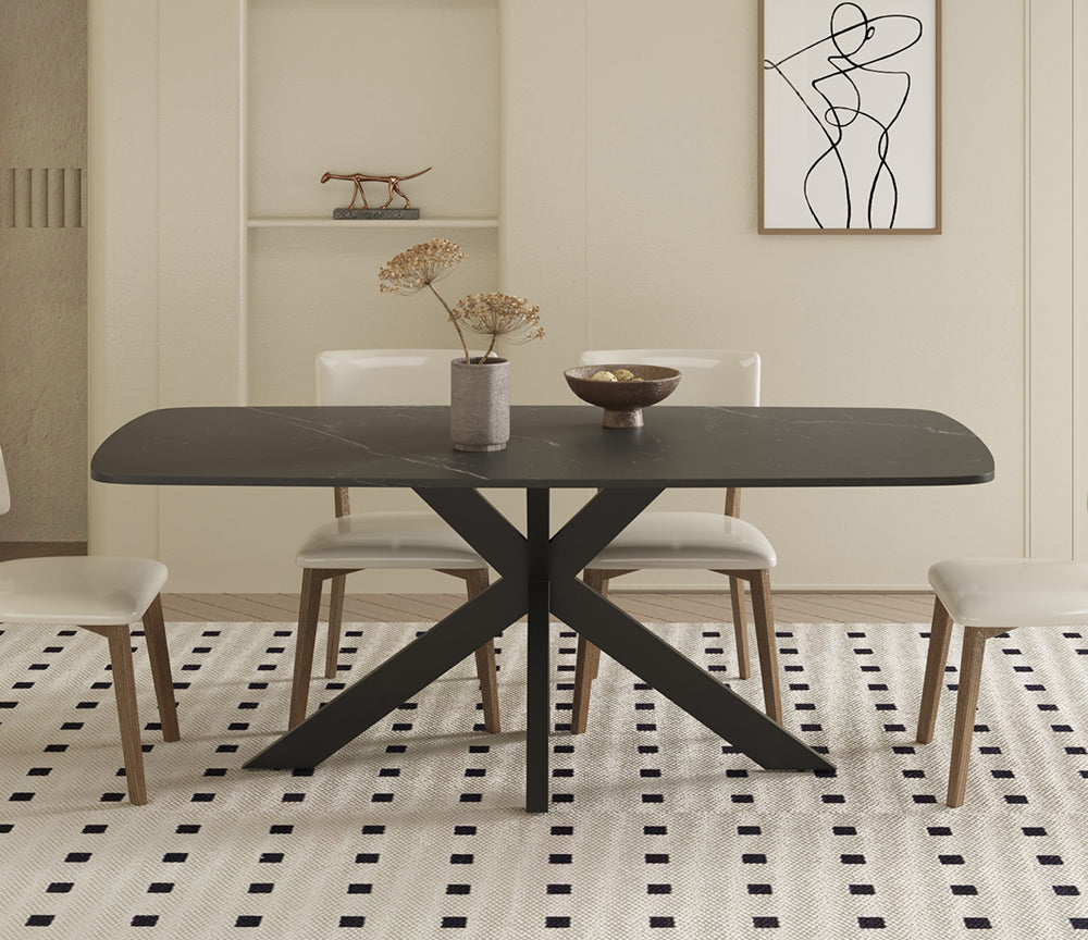 Vue d’ensemble de la table Nasa dans une salle à manger moderne