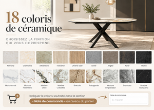table ceramique pivotante kheops akante