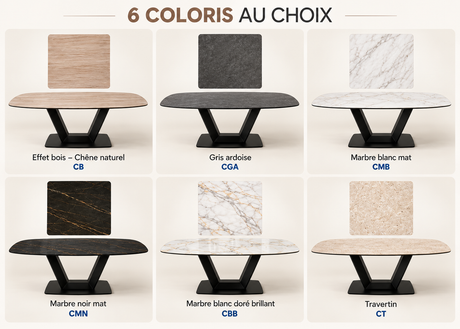 table ceramique extensible 12 personnes 