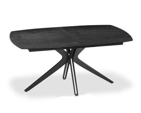 Table de repas en ceramique extensible titane de chez akante - Souffle d'intérieur 