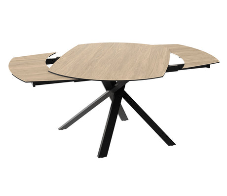 Table céramique effet bois extensible - Kheops - Akante - Souffle d'intérieur