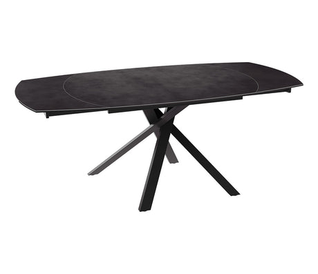 Table céramique noir extensible - Kheops - Akante - Souffle d'intérieur