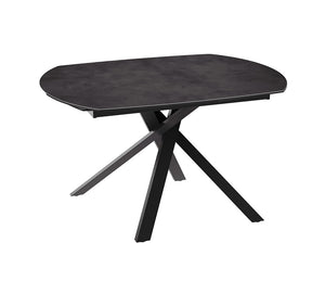 Table céramique noir extensible - Kheops - Akante - Souffle d'intérieur