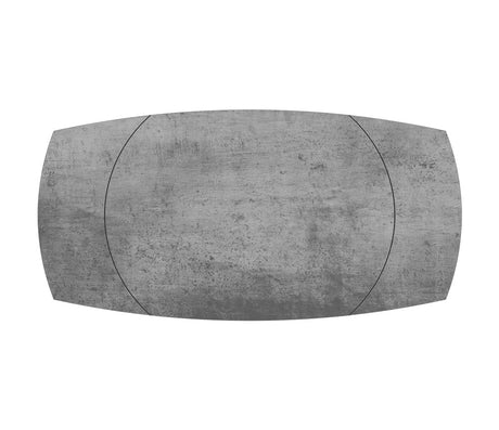 Table céramique argent extensible - Kheops - Akante - Souffle d'intérieur