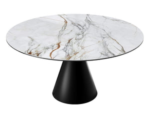 Table Icone – marbre fiorentino – vue 3/4
