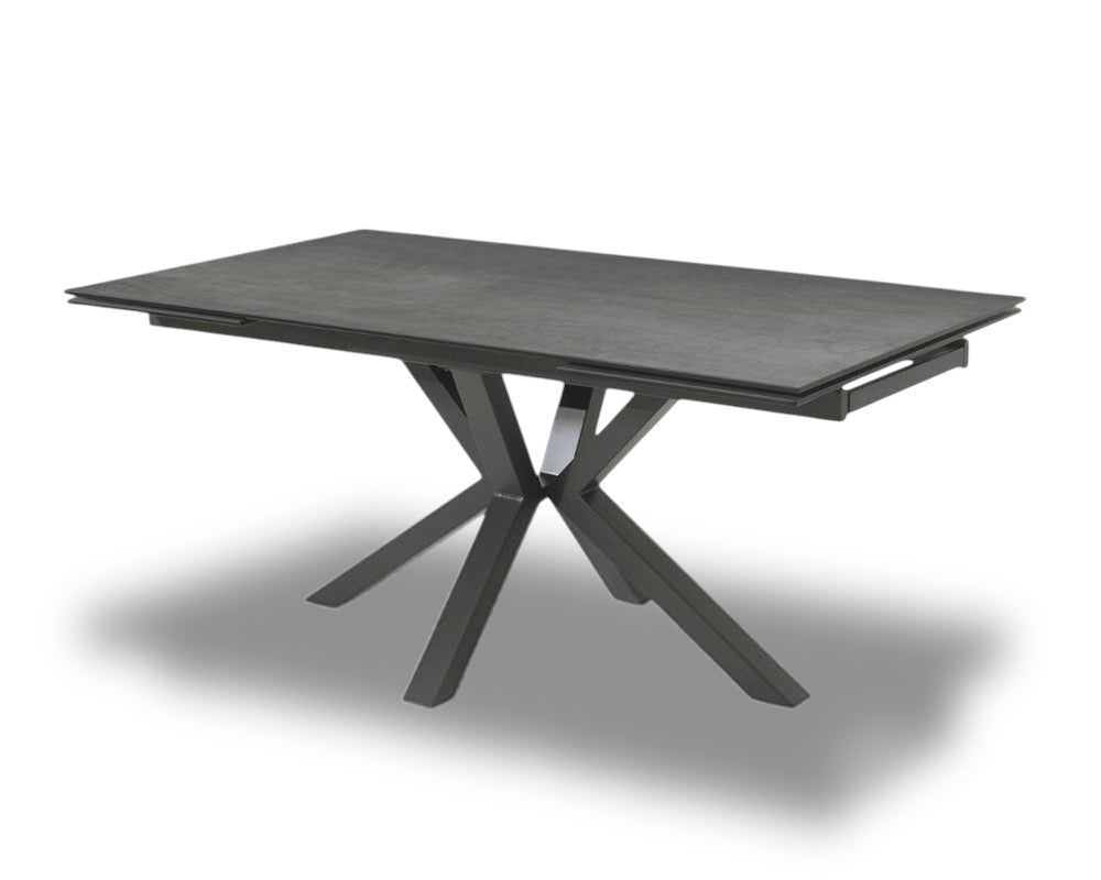 Table céramique extensible noir - Sarah
