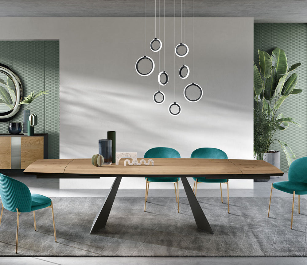 Table de salle à manger en bois extensible - Capodarte - Souffle d'intérieur