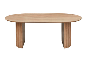 Black oval table 200x100 or 220x110cm - Lagosy