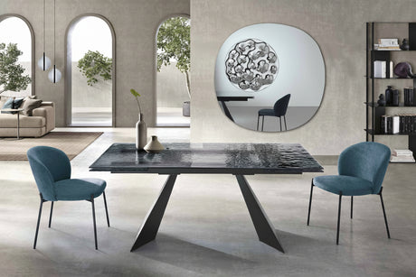 table en verre extensible