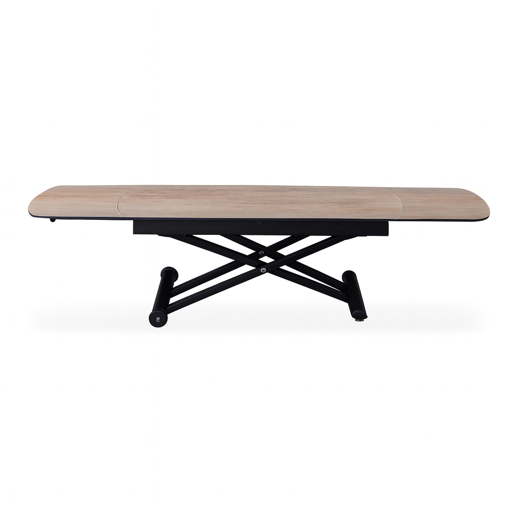 Table relevable extensible ceramique - Lunella