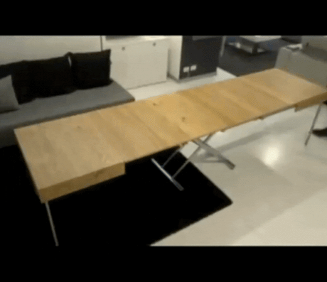 table basse relevable en bois - Altacom