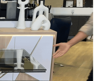 Table en verre extensible - Souffle d'intérieur