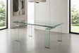 table a manger en verre avec rallonge dans une maison contemporaine