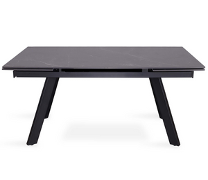 Table extensible en céramique noir - Rousseau - Souffle d'intérieur