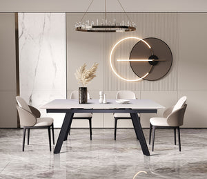 Table extensible en céramique - Rousseau - Souffle d'intérieur