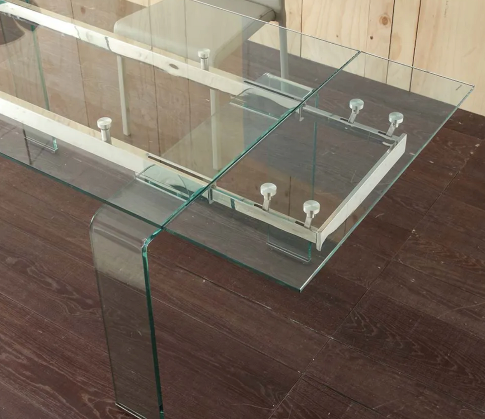 Table en verre extensible design italien -  Souffle d'intérieur