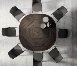 Table extensible ronde en bois - Souffle d'intérieur