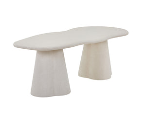 Table à manger organique béton - Rousseau - souffle d'intérieur