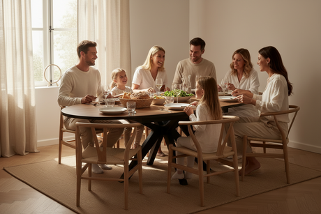 table a manger ovale en bois extensible - Lievens