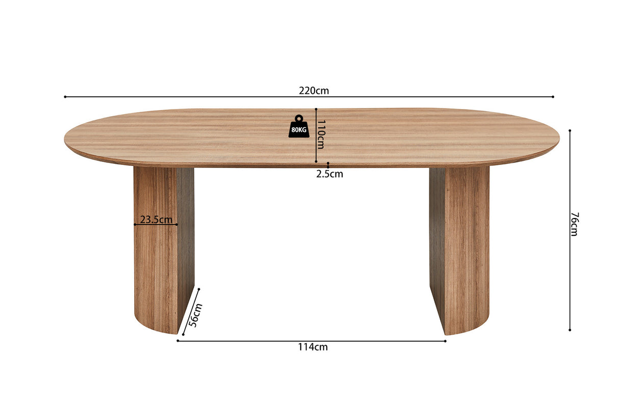 Oval table 200x100 or 220x110cm - Lagosy