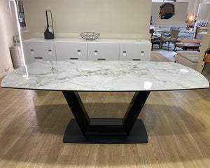 Table ovale extensible en céramique - Souffle d'intérieur
