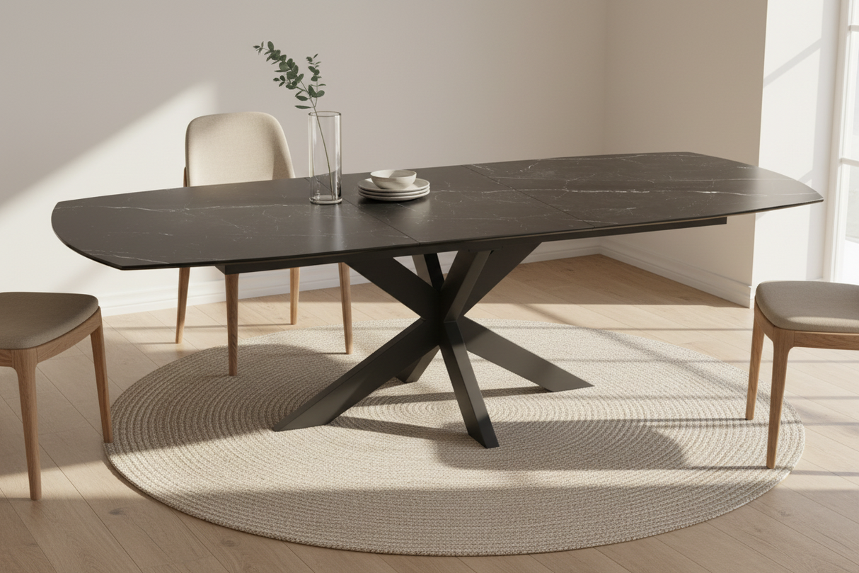 Extendable table 160 or 200x100cm - Gustave 