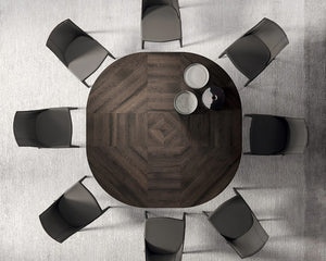 Table ronde bois extensible Roundy ouverte Ø165 cm, jusqu’à 8 personnes