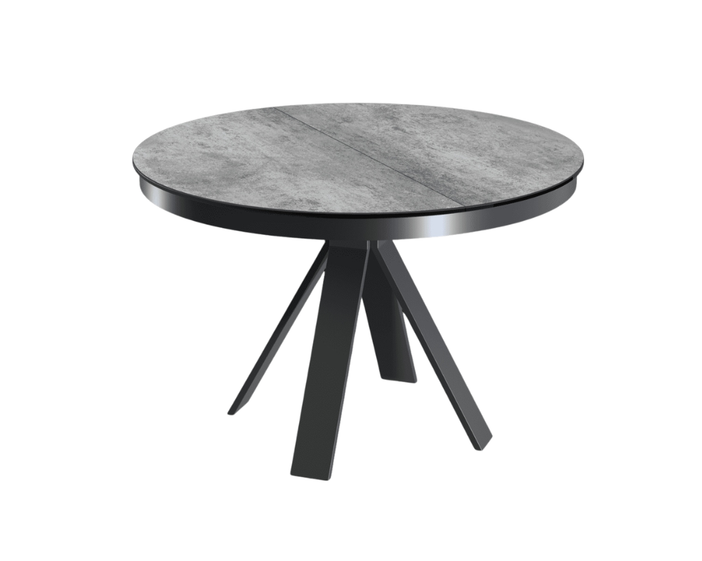 Table ronde céramique extensible Akante - Chanterelle
