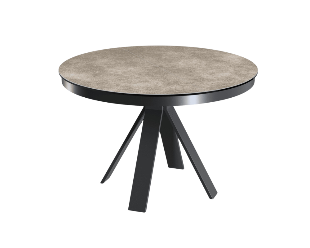 Table ronde céramique extensible Akante - Chanterelle