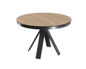 Table ronde céramique extensible Akante - Chanterelle
