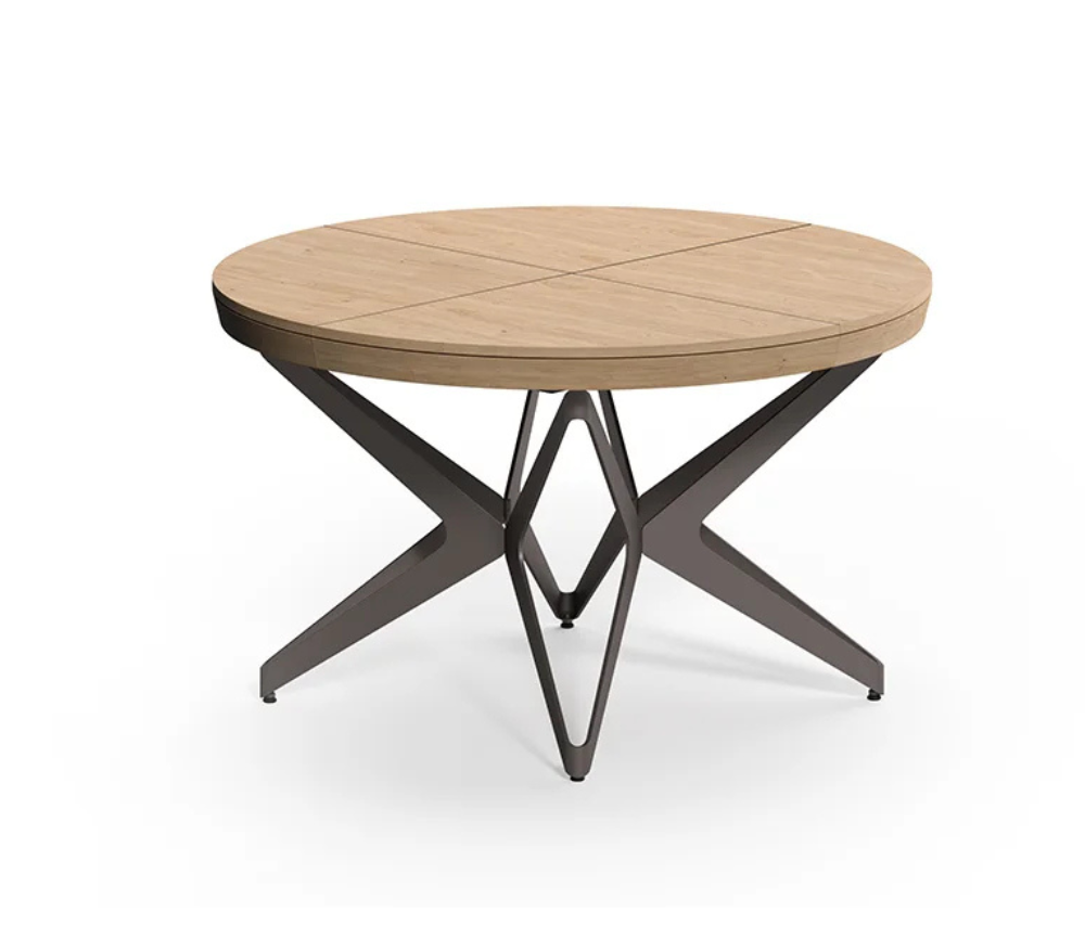 Table ronde extensible en bois - Roundy