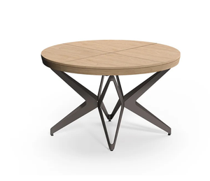 Table ronde extensible en bois - Roundy