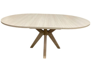 Table ronde extensible en bois - Souffle d'intérieur