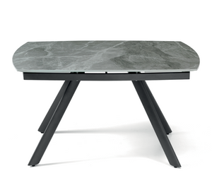 Table en céramique extensible gris - Souffle d'intérieur 