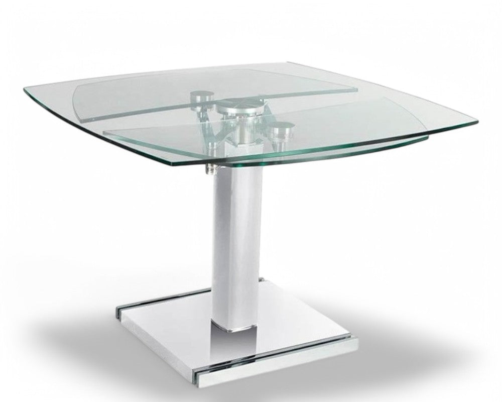 Table en verre extensible design de salle à manger - Eda concept - Souffle d'intérieur