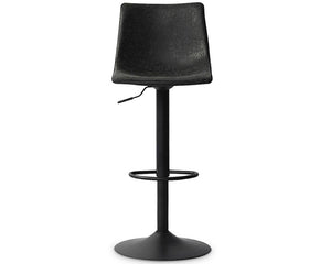 Tabouret de bar industriel réglable en hauteur anthracite - Ray-Tabourets et chaises de bar-SOUFFLE D’INTÉRIEUR